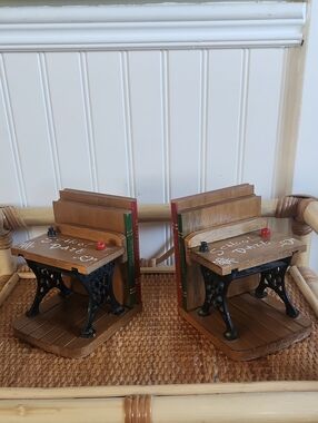 Vintage Enesco  70s School Daze Bookends